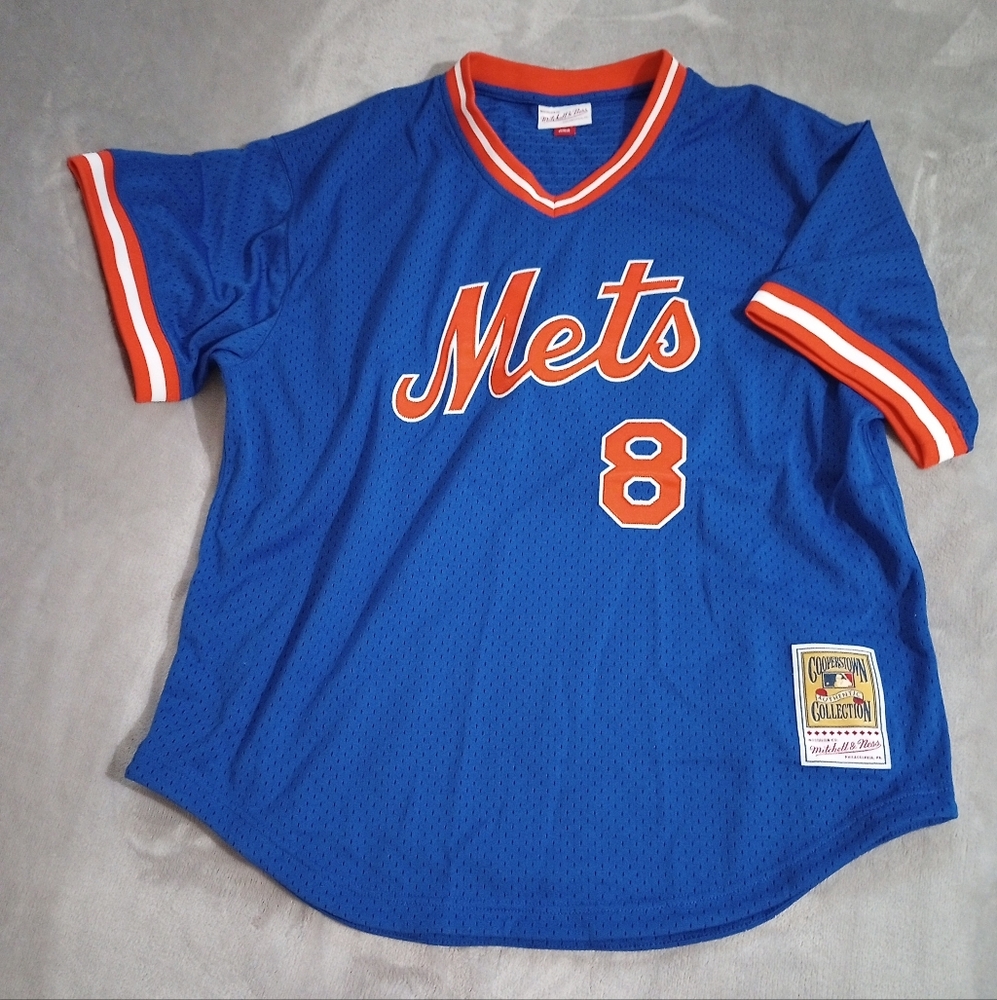 Mitchell & Ness NY Mets Gary Carter Authentic Batting Practice Jersey XL